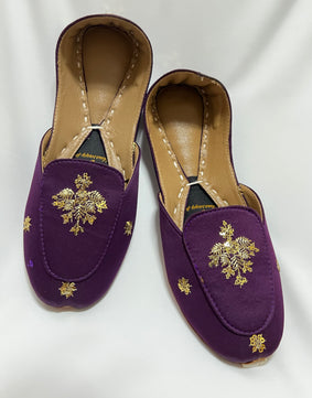 Purple beauty loafers